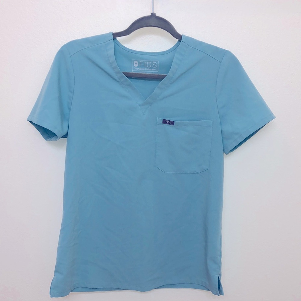 Figs scrubs size small blue